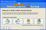 Adolix Outlook Express Backup screenshot